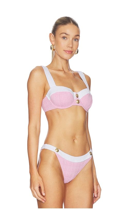 Alexandria Bikini Top in Pink. - size L (also in M, S, XL, XS) - L'AGENCE - Modalova
