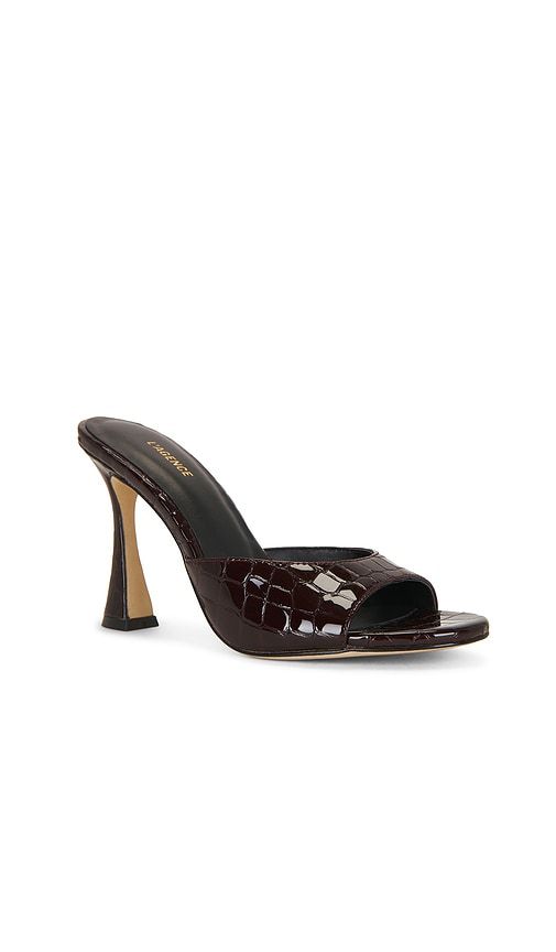 Avery V Mule in Wine. - size 10 (also in 5, 6, 6.5, 7, 7.5, 8, 8.5, 9, 9.5) - L'AGENCE - Modalova