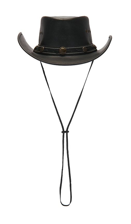 X REVOLVE Dollie Leather Cowboy Hat in - LAMARQUE - Modalova