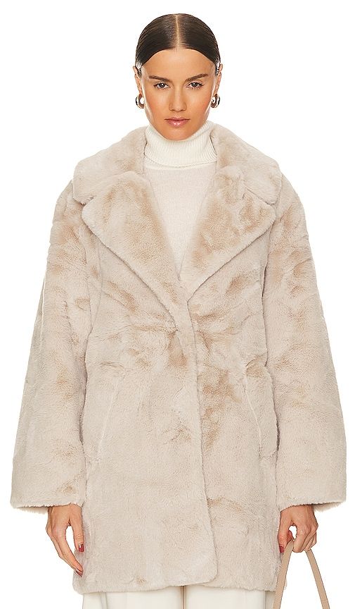 Linnea Coat in Beige. - size L (also in M, S, XL, XS) - LAMARQUE - Modalova