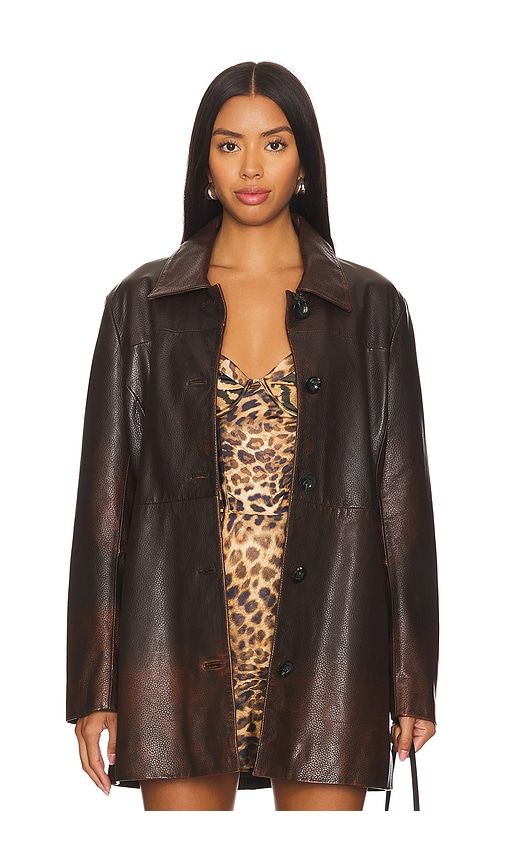 Marlowe Coat in Brown. - size L (also in M, S, XL, XS) - LAMARQUE - Modalova