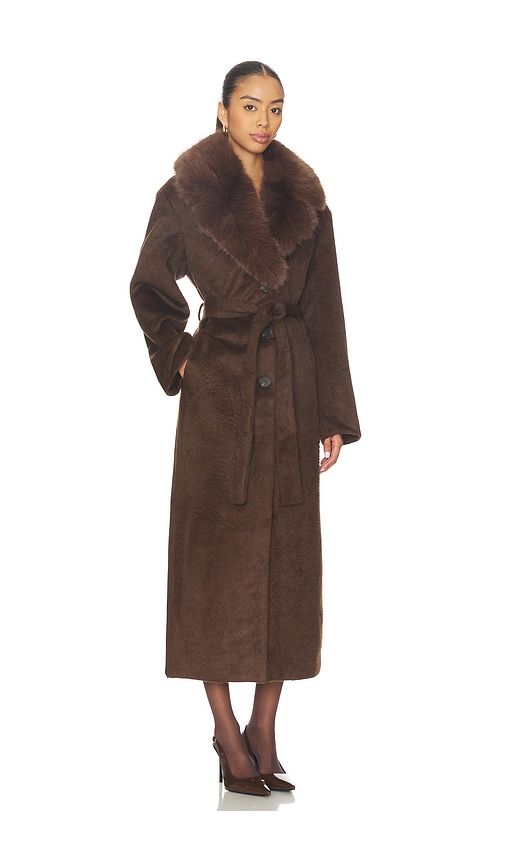 X REVOLVE Tillie-L Coat in Brown. - size S (also in XXS) - LAMARQUE - Modalova