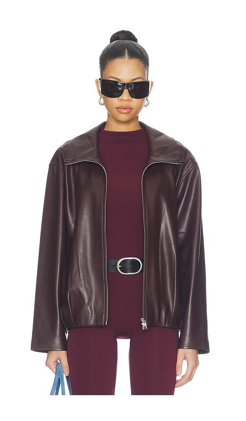 Denita Jacket in Wine. - size L (also in M, S, XL, XS) - LAMARQUE - Modalova