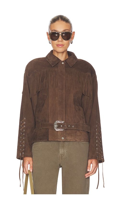 Kyel Suede Jacket in Brown. - size L (also in S, XS) - LAMARQUE - Modalova
