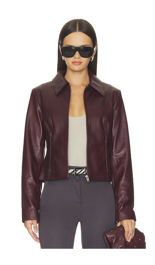 Oceana Jacket in Wine. - size L (also in M, S, XS) - LAMARQUE - Modalova