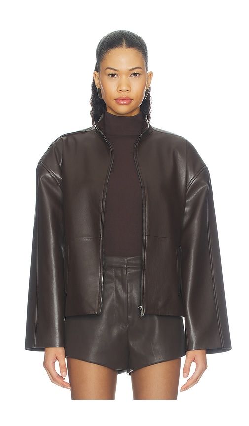 Harlow Jacket in Chocolate. - size S (also in XS, M, L) - LAMARQUE - Modalova
