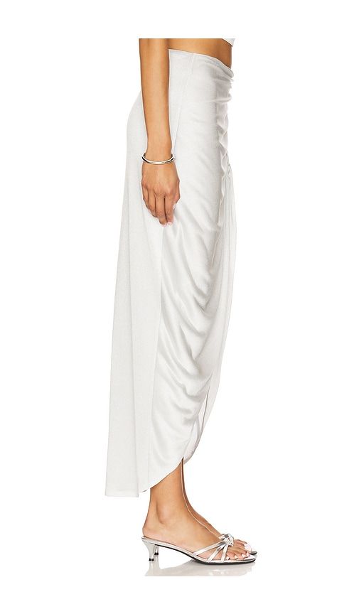 Sanna Skirt in Metallic Silver. - size M (also in S) - LAMARQUE - Modalova
