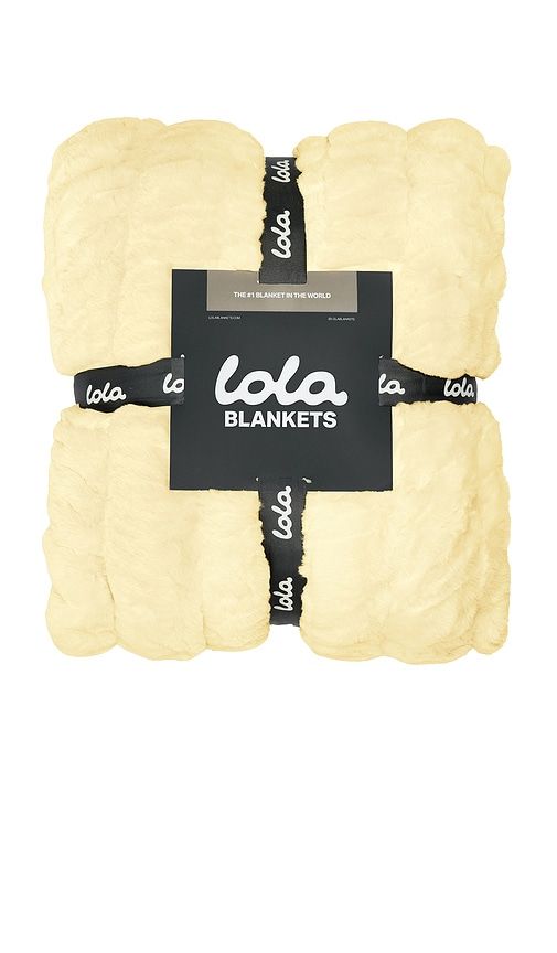 Lola Original Blanket in Lemon Serbet in Yellow - Lola Blankets - Modalova