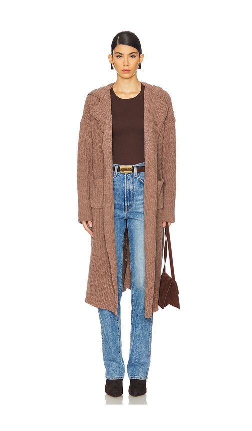 Sebastian Chunky Cardigan in Brown. - size M (also in XS) - LBLC The Label - Modalova