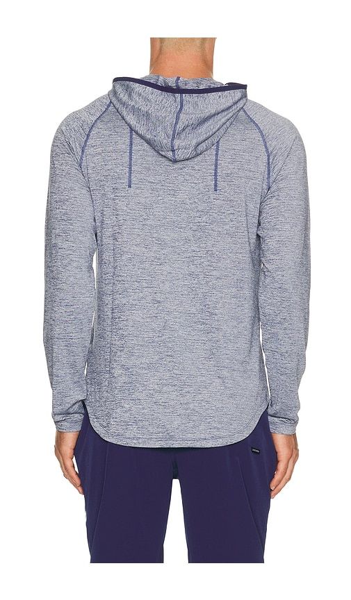 Enzo Long Sleeve Tee Hoodie in Blue. - size L (also in S, XL/1X) - Legends - Modalova