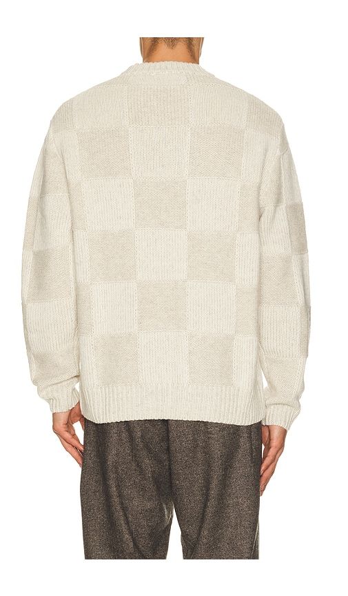 Check Knit Sweater in Cream. - size L (also in M, S, XL/1X) - Les Deux - Modalova