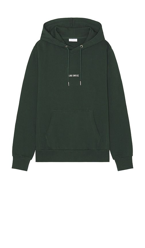 Dexter Hoodie in Dark Green. - size M (also in S) - Les Deux - Modalova