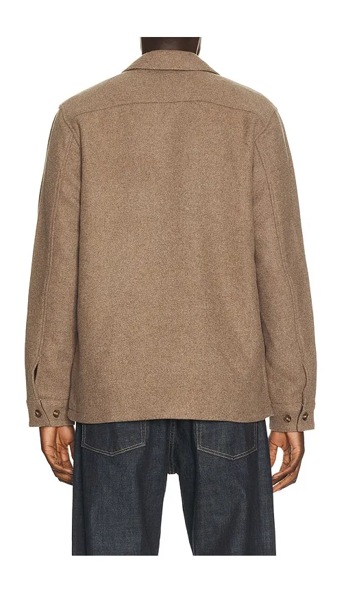 Wool Overshirt in Brown. - size M (also in XL/1X) - Les Deux - Modalova
