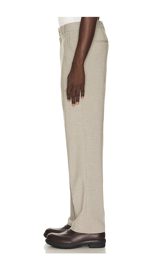 Mini Check Slack Pants in Beige. - size 30x32 (also in 31x32, 34x32, 36x32) - Les Deux - Modalova