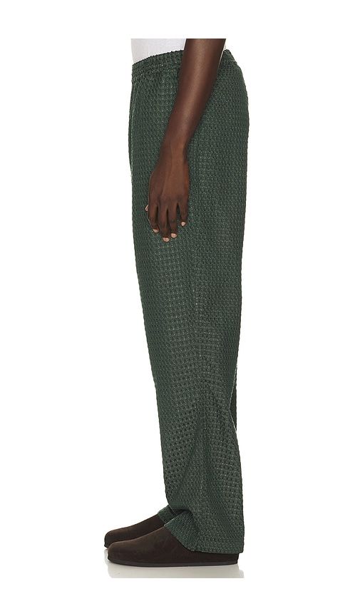 Check Seersucker Casual Pants in Green. - size M (also in S) - Les Deux - Modalova