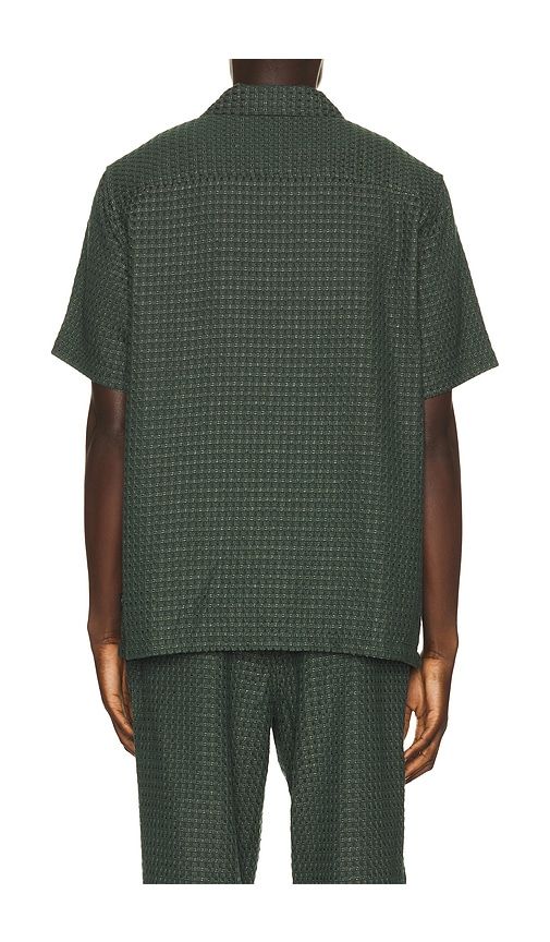 Check Seersucker Shirt in Green. - size L (also in M, S) - Les Deux - Modalova
