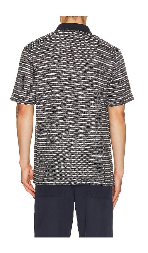 Knitted Stripe Polo in Grey. - size M (also in S) - Les Deux - Modalova