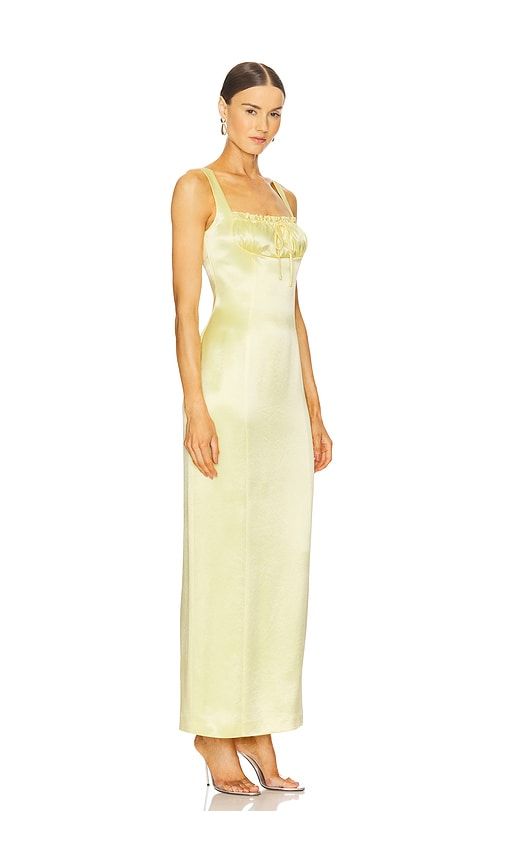 Limone Maxi Dress in Yellow. - size S (also in XS, M, L) - Line & Dot - Modalova