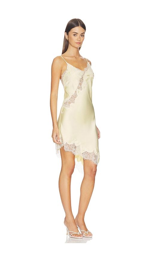 Emel Asymmetrical Dress in Yellow. - size L (also in M, S) - Line & Dot - Modalova