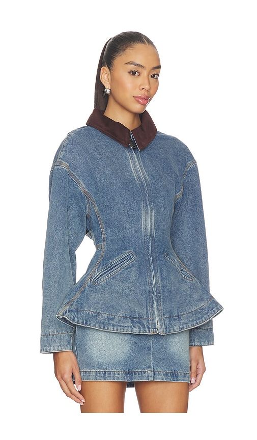 Mottle Jacket in Blue. - size L (also in M, S, XS) - Line & Dot - Modalova
