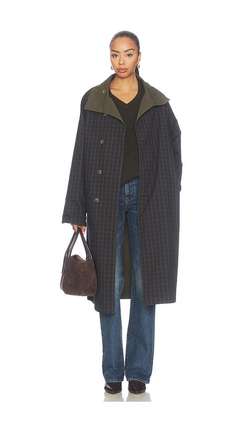 Palmer Reversible Trench Coat in . - size L (also in M, S, XS) - Line & Dot - Modalova