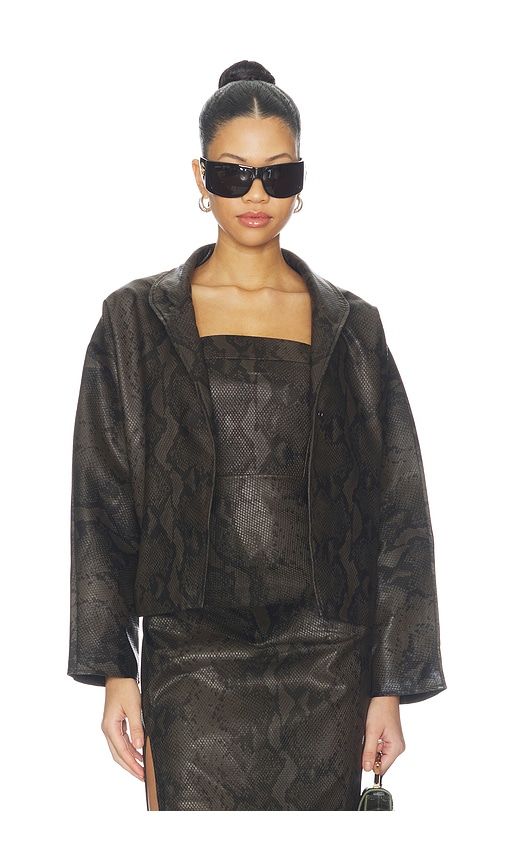 Bex Jacket in Brown. - size L (also in M, S, XS) - Line & Dot - Modalova