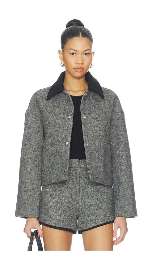 X REVOLVE Ingrid Jacket in Grey. - size L (also in M, S, XS) - Line & Dot - Modalova