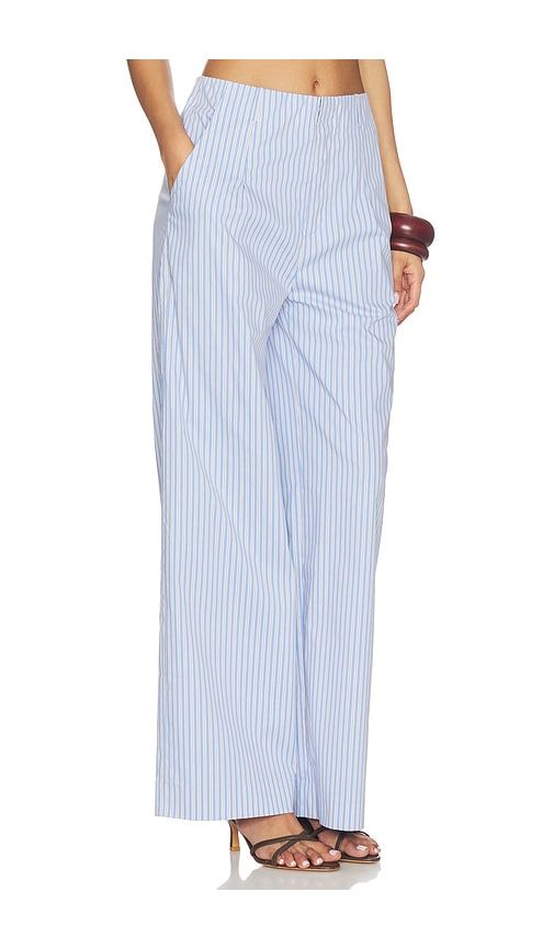 X REVOLVE Claudine Pant in Blue. - size L (also in M, S, XS) - Line & Dot - Modalova