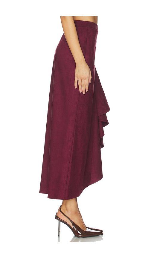 Valen Skirt in Burgundy. - size S (also in XS) - Line & Dot - Modalova