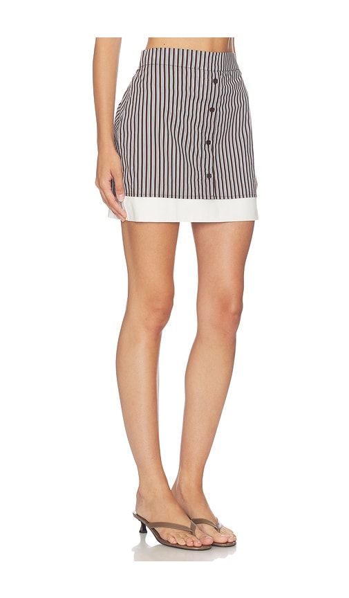X REVOLVE Chandler Skirt in Brown. - size L (also in M, S, XS) - Line & Dot - Modalova