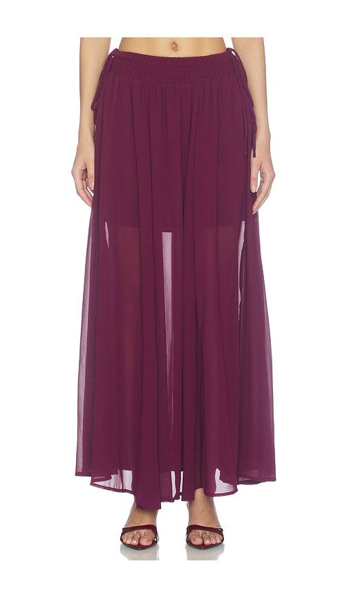 Amorette Skirt in Purple. - size L (also in M, S, XS) - Line & Dot - Modalova
