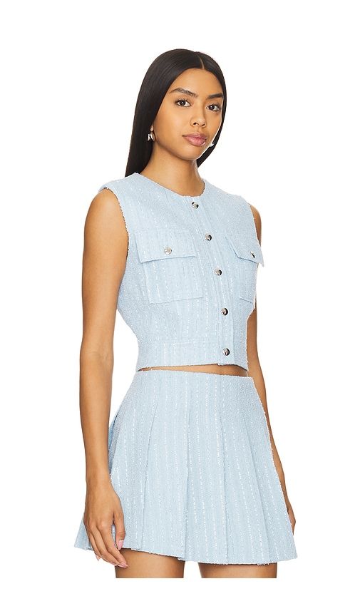 Emmeline Top in Baby Blue. - size XL (also in L) - Line & Dot - Modalova