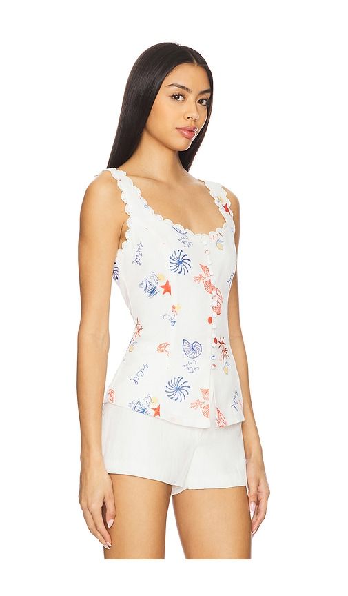 Reeta Top in White. - size L (also in XS) - Line & Dot - Modalova