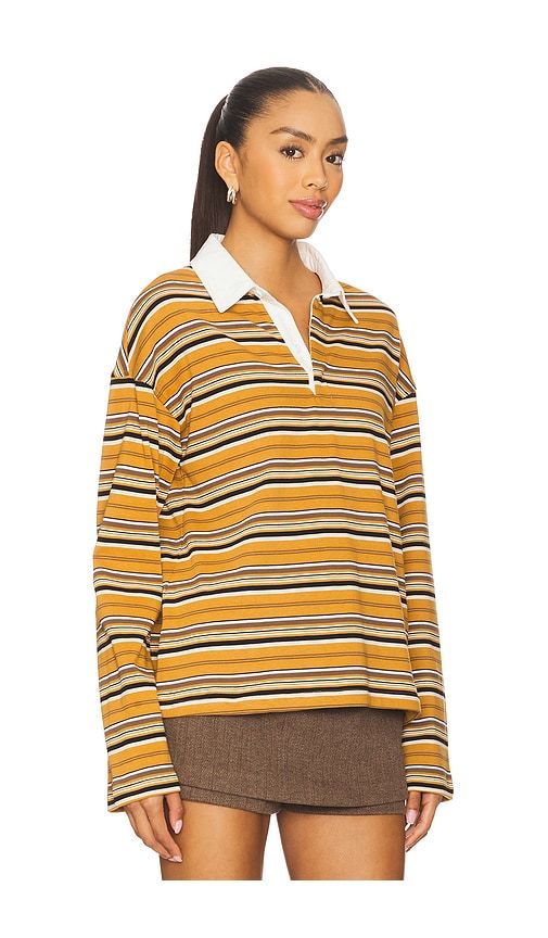 Remie Rugby Shirt in Mustard. - size M (also in S, XS) - Line & Dot - Modalova