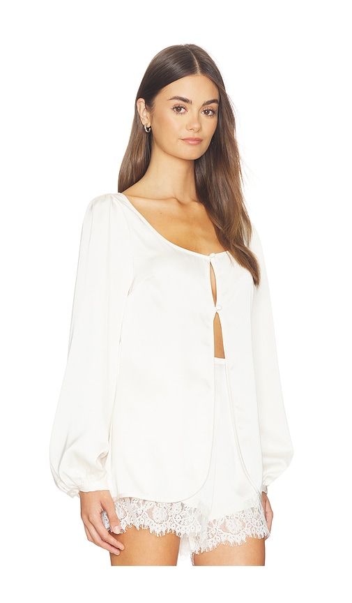 Nicolo Top in Ivory. - size L (also in M, S, XL, XS) - Line & Dot - Modalova