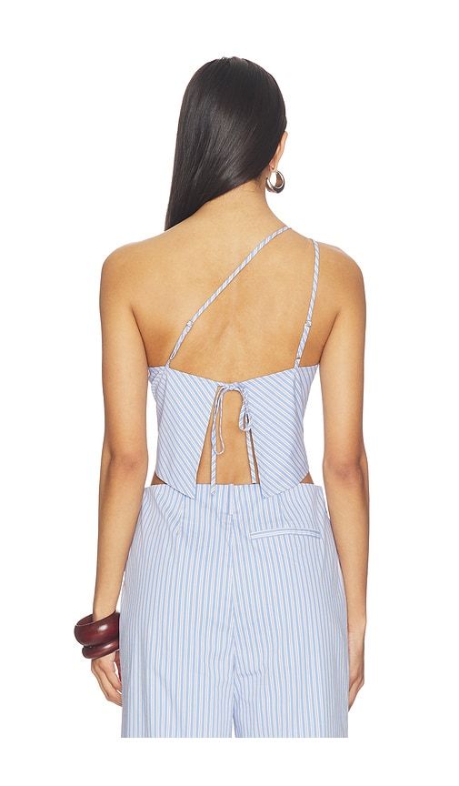 X REVOLVE Claudine Asymmetrical Top in . Size L. Also in M, S, XS - Line & Dot - Modalova
