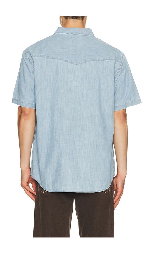 Short Sleeve Relaxed Fit Western Shirt in Blue. - size L (also in M, S) - LEVI'S - Modalova