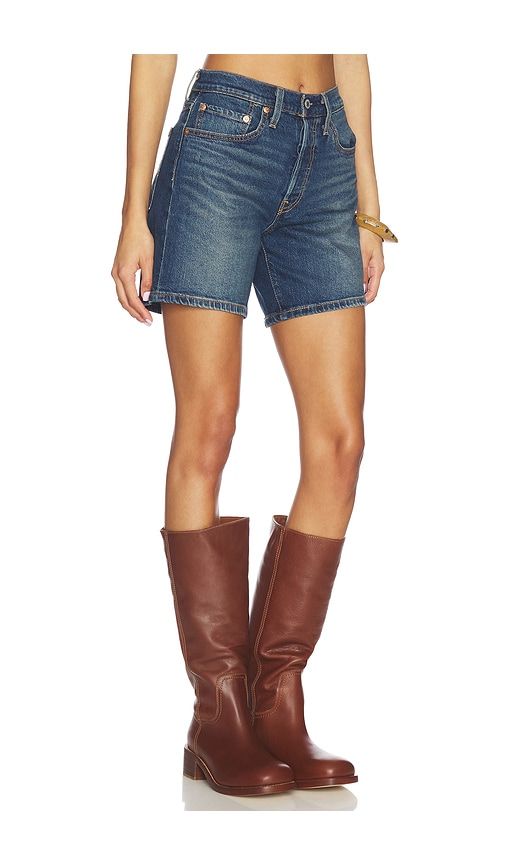 Mid Thigh Short in Blue. - size 24 (also in 25, 26, 27, 28) - LEVI'S - Modalova