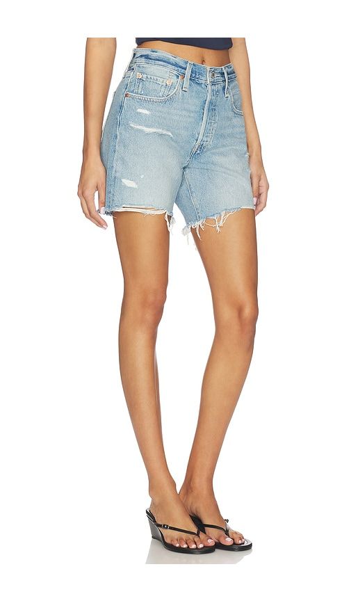 Mid Thigh Short in Blue. - size 24 (also in 25, 26, 27) - LEVI'S - Modalova