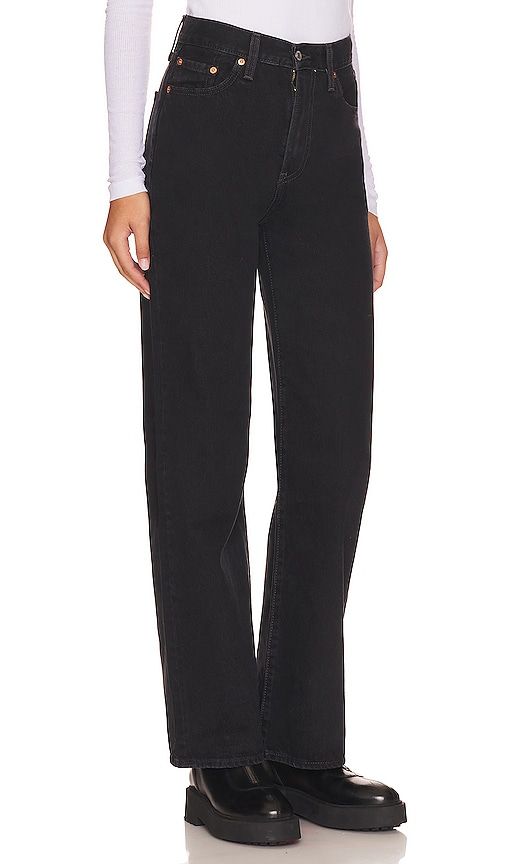 Ribcage Wide Jeans in Black. - size 24 (also in 25, 26, 27, 29, 30, 31) - LEVI'S - Modalova