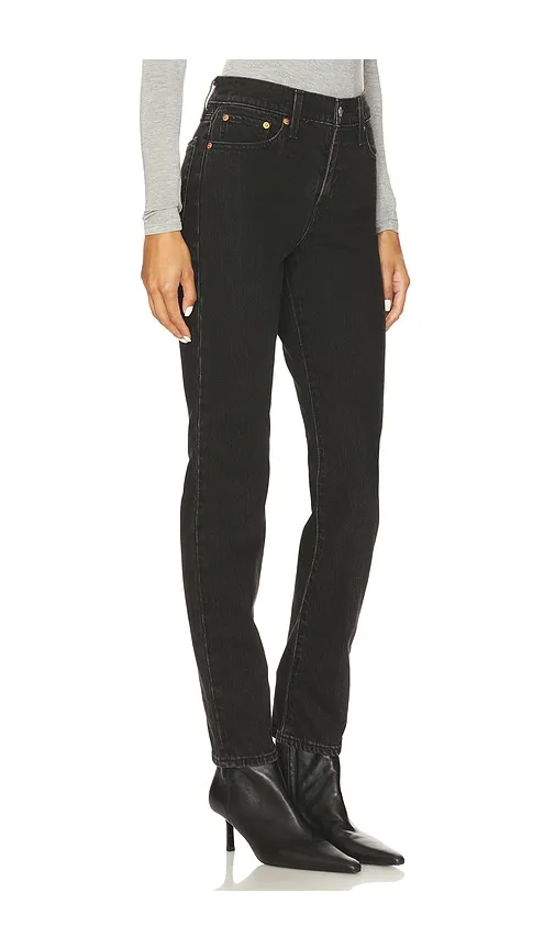 Wedgie Slim Jeans in Black. - size 24 (also in 25, 26, 27, 28, 29, 31, 32) - LEVI'S - Modalova