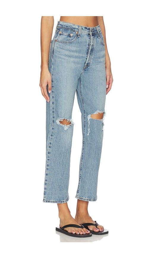 Ribcage Straight Ankle in Baby Blue. - size 24 (also in 25, 26, 27, 28) - LEVI'S - Modalova