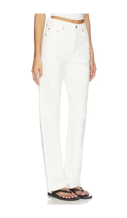 Ribcage Full Length Straight in White. - size 25 (also in 27) - LEVI'S - Modalova