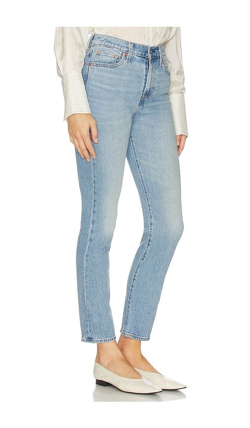 Wedgie Slim Straight in Blue. - size 24 (also in 25, 26, 27, 28) - LEVI'S - Modalova