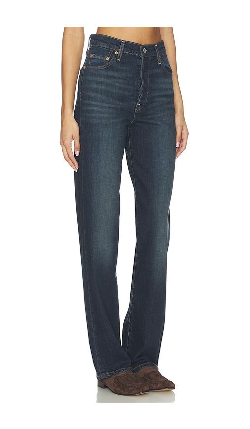 Ribcage Full Length Straight Leg Jeans in Blue. - size 24 (also in 31) - LEVI'S - Modalova
