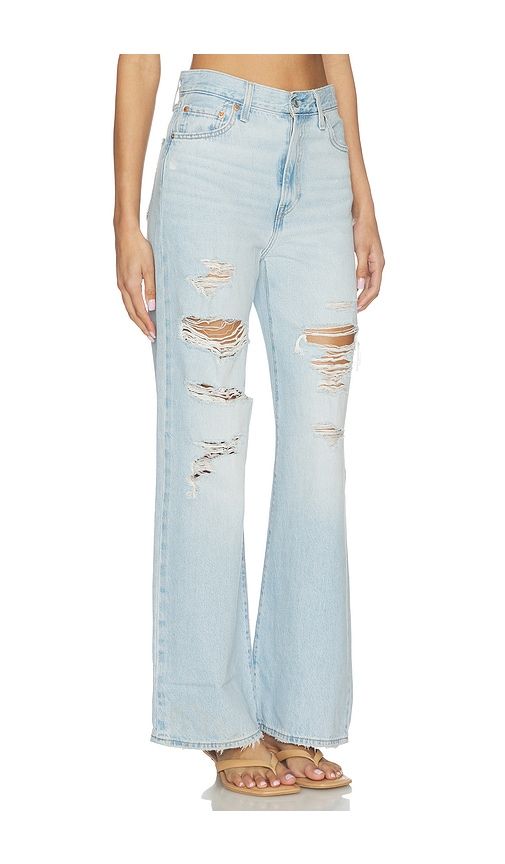 Ribcage Wide Leg in Blue. - size 24 (also in 25, 26, 27, 28, 29, 31, 32) - LEVI'S - Modalova