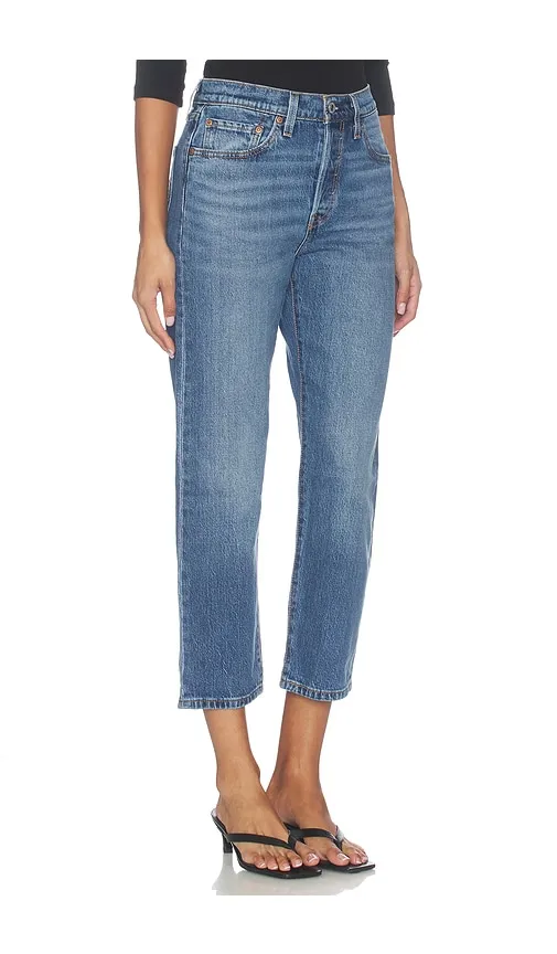 Crop Straight Jean in Blue. - size 24 (also in 25, 26, 27, 28, 29, 30, 31) - LEVI'S - Modalova