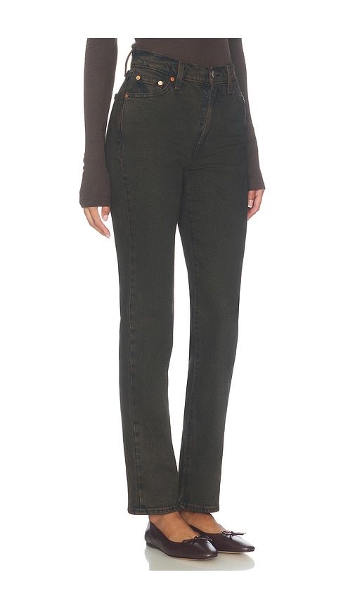 Ribcage Slim Straight Jean in Black. - size 24 (also in 25, 27, 28, 29, 30, 31, 32) - LEVI'S - Modalova