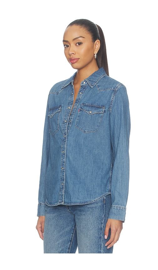 Heritage Western Denim Shirt in Blue. - size L (also in M, S, XL, XS) - LEVI'S - Modalova