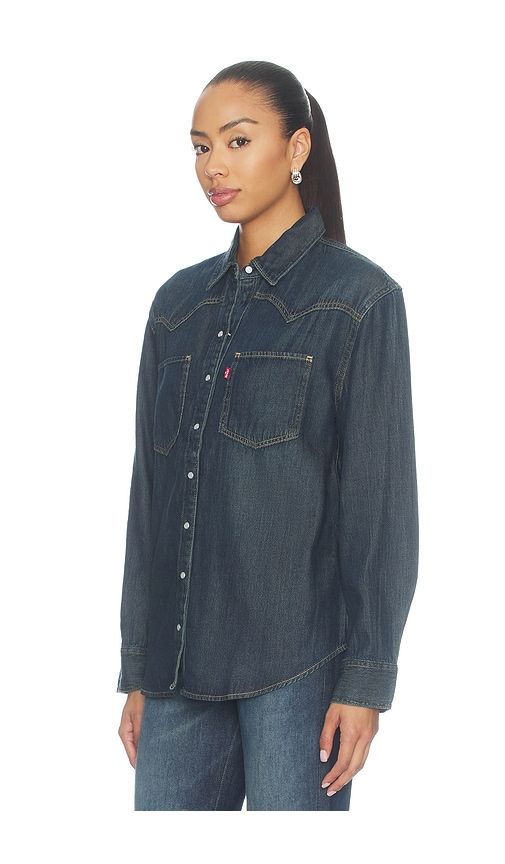 Teodora Western Shirt in Blue. - size L (also in M, S, XL, XS) - LEVI'S - Modalova